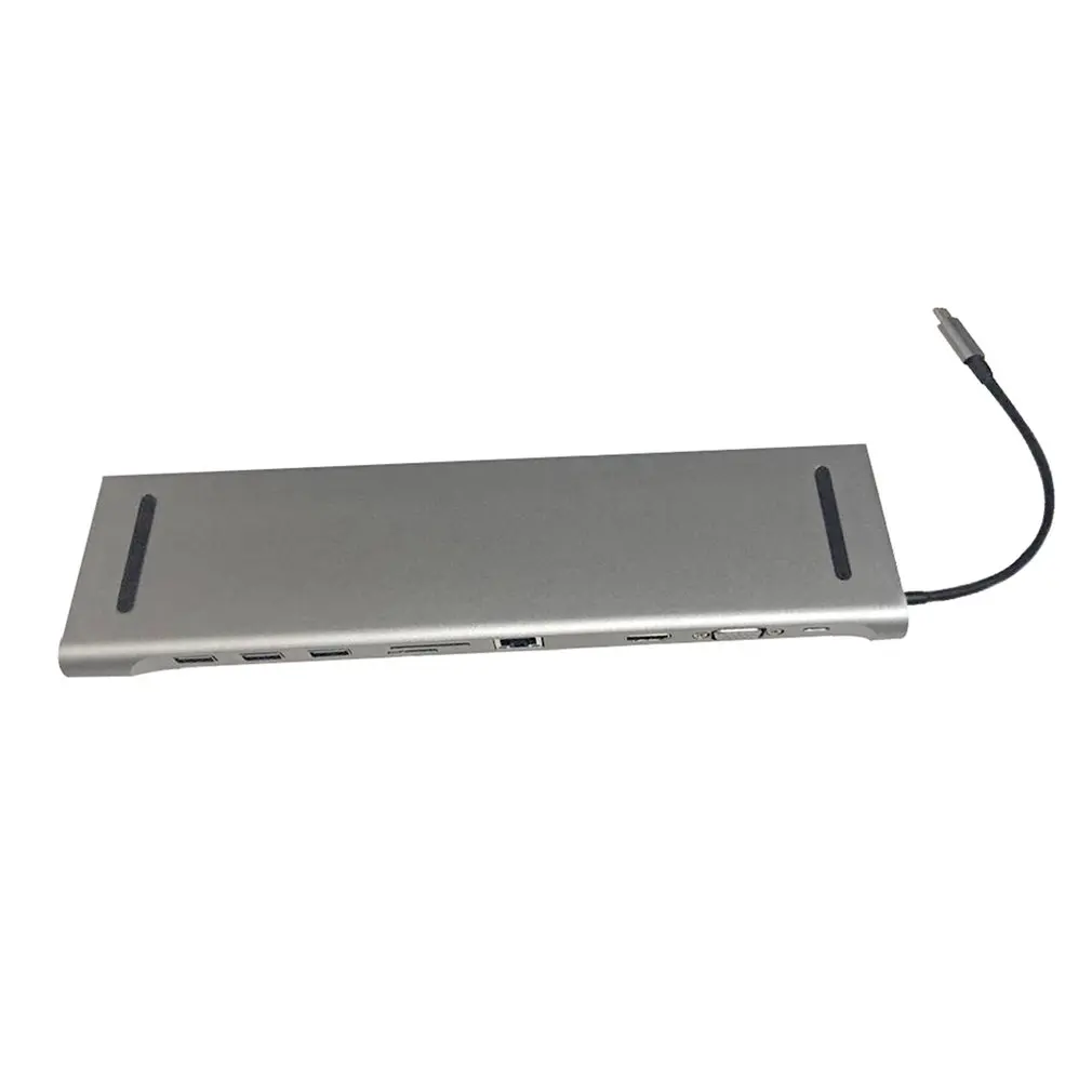 10 в 1 концентратор usb type-C к USB3.0 TF HDMI VGA RJ45 Мини DP док-станция адаптер для MacBook Pro для HUAWEI P30 PRo