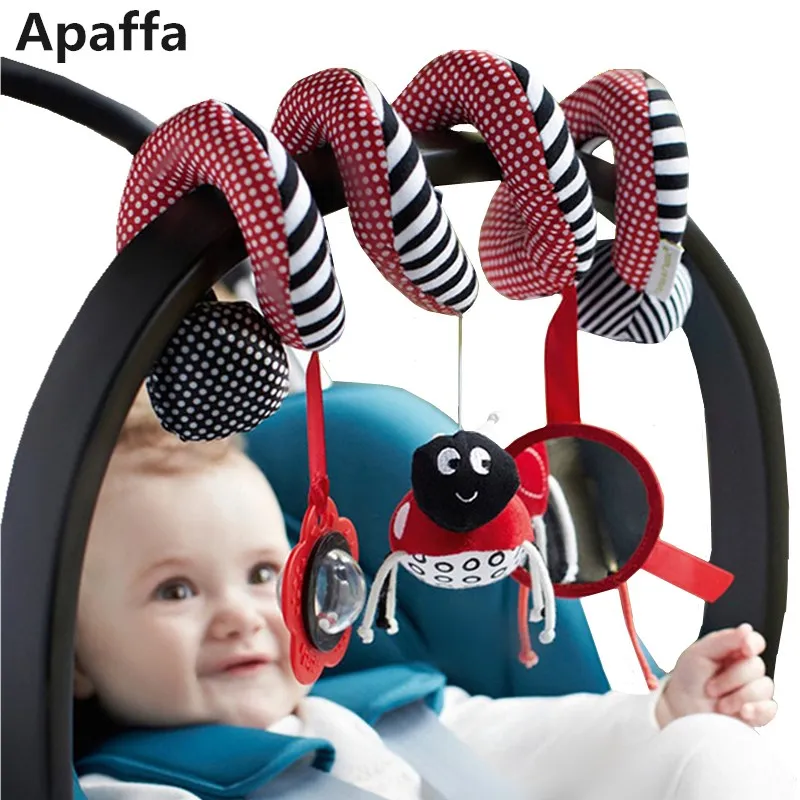 Bébé jouets pour enfants 0-12 mois peluche hochets poussette jouet berceau spirale suspendus Mobile infantile nouveau-né cadeau éducation sensorielle