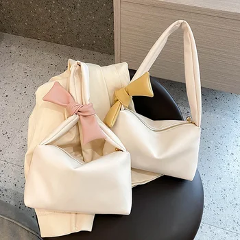 

Solid Color Soft PU Leather Women Shoulder Bags 2020 New Fashion Ladies Handbags Storage Bag Designer Wide Shoulder Strap Totes
