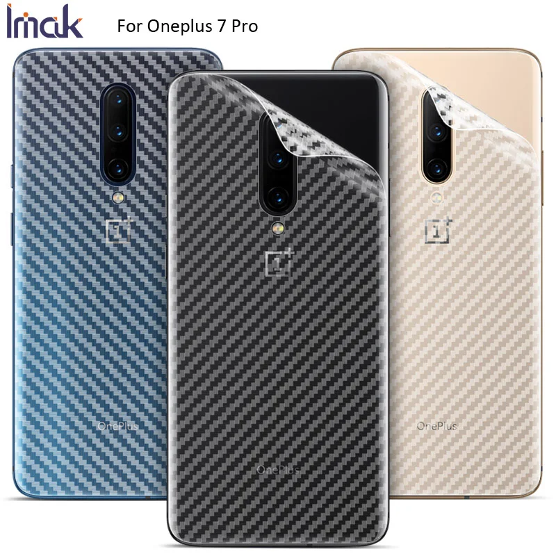 Задняя пленка из углеродного волокна IMAK Oneplus 7T Pro 7 защитная наклейка 1 + 7|Защитные