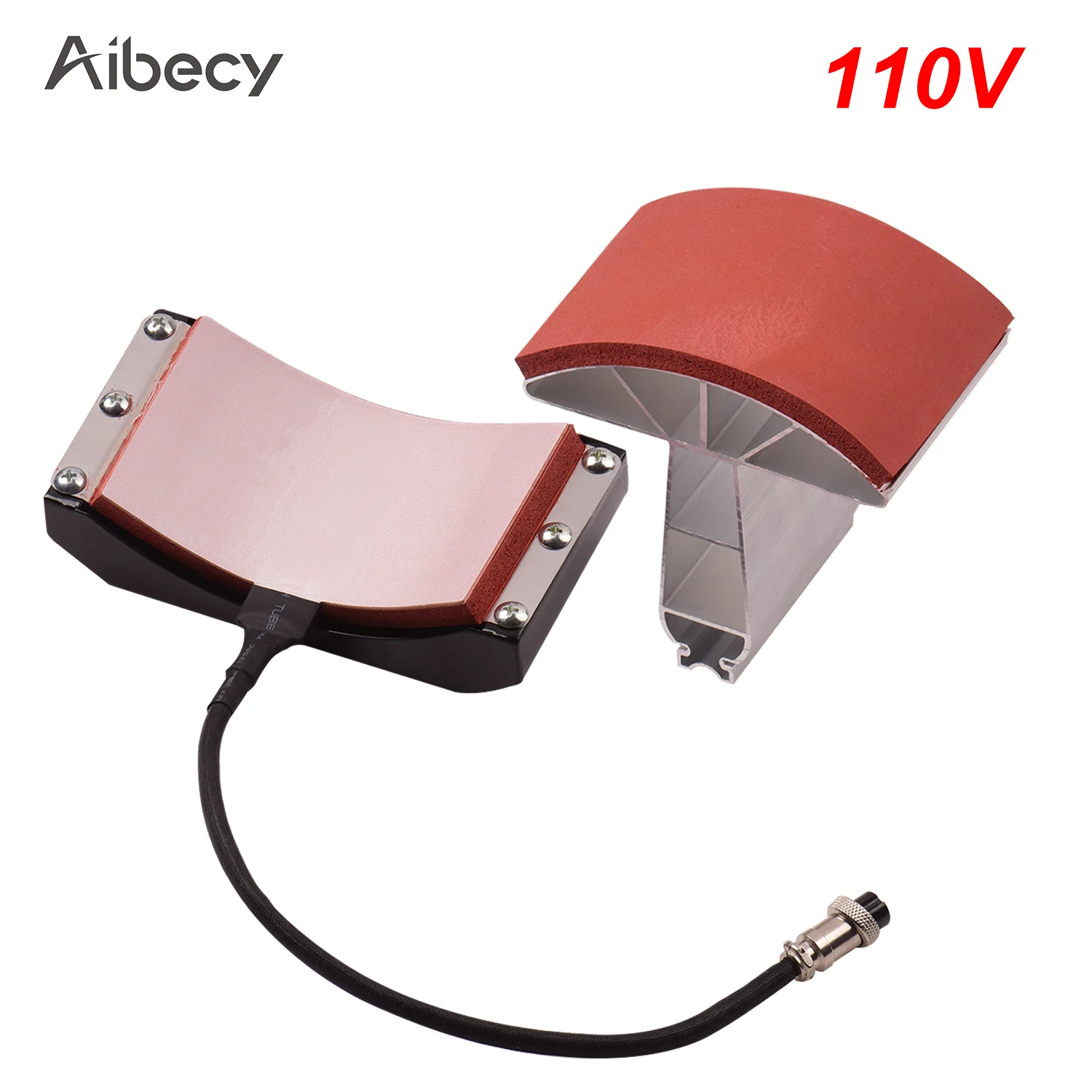 Aibecy Hat Cap Presse Heizung Transfer Attachment Silica Gel 5,5 x 3 Zoll C7Q2 