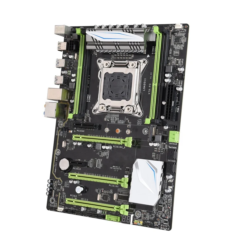 X79-P3 Gaming Motherboard Lga 2011 Atx Support For Intel Xeon Core Cpu 4 X 32Gb 128Gb Ram Memory Pc