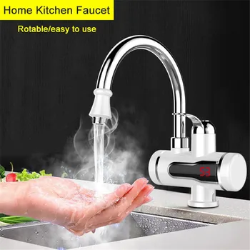

Kitchen faucet Mixer Cold And Hot Single Handle Swivel Spout Kitchen Faucets Water Sink Mixer Kitchen Tap Display temperature