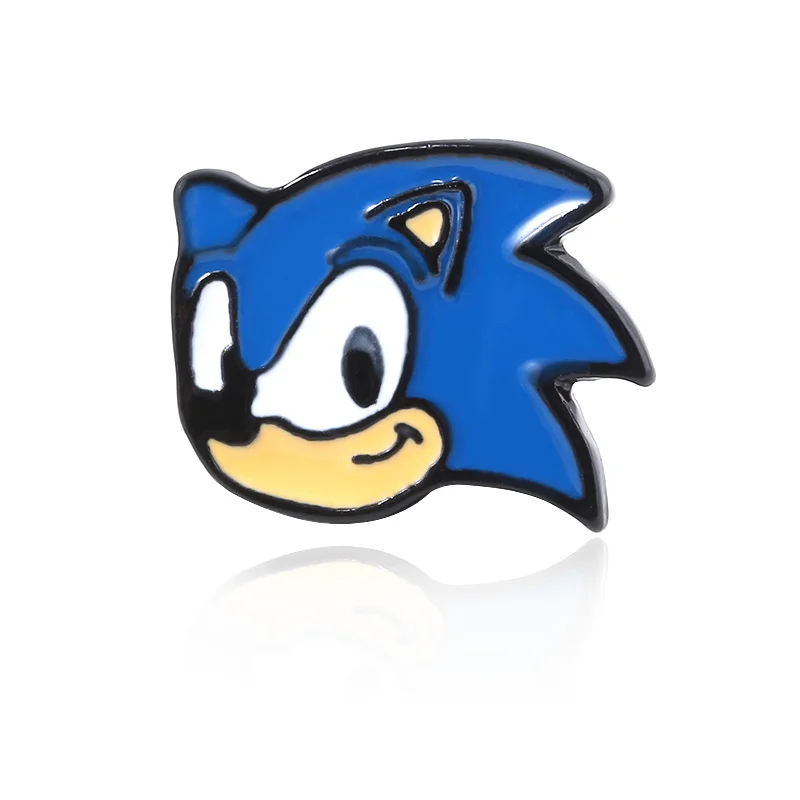 

Sonic Pins Anime Sonic The Hedgehog Enamel Pin Brooch for Women Men Kids Halloween Jewelry