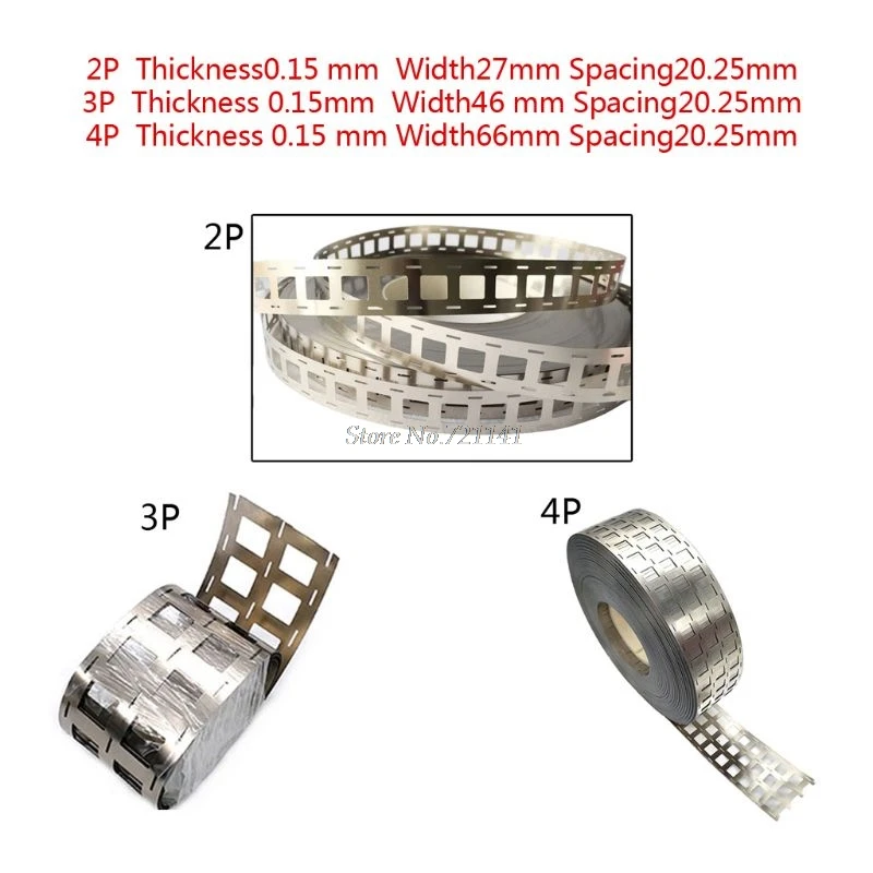 1 м 2/3/4P чистого никеля tab 18650 литий-ионный аккумулятор никелевая полоса, элементная батарея Ni ремень, EV батареи шинопровод никель лента