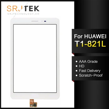 

Touch screen Digitizer For Huawei T1-821L T1-821W T1-823L Tablet Touch panel LCD display screen Sensor replacement 100% Tested
