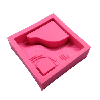 

Succulent Plant Flower Pot Silicone Mold Gypsum Cement Bonsai DIY Mould Tool