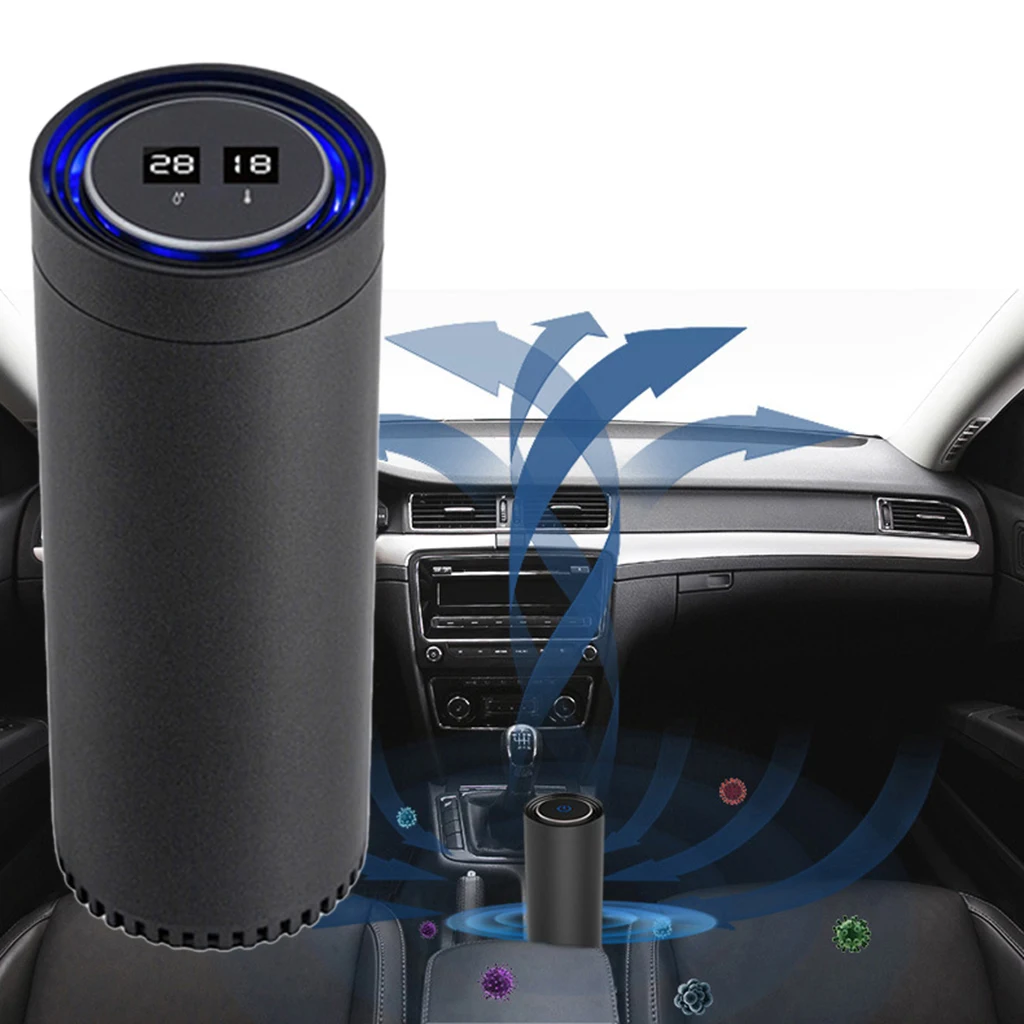 Portable Travel Bedroom Car Air Purifier Freshener Aroma Diffuser Infrared Sensor Air Cleaner For Car Home Office Smoking