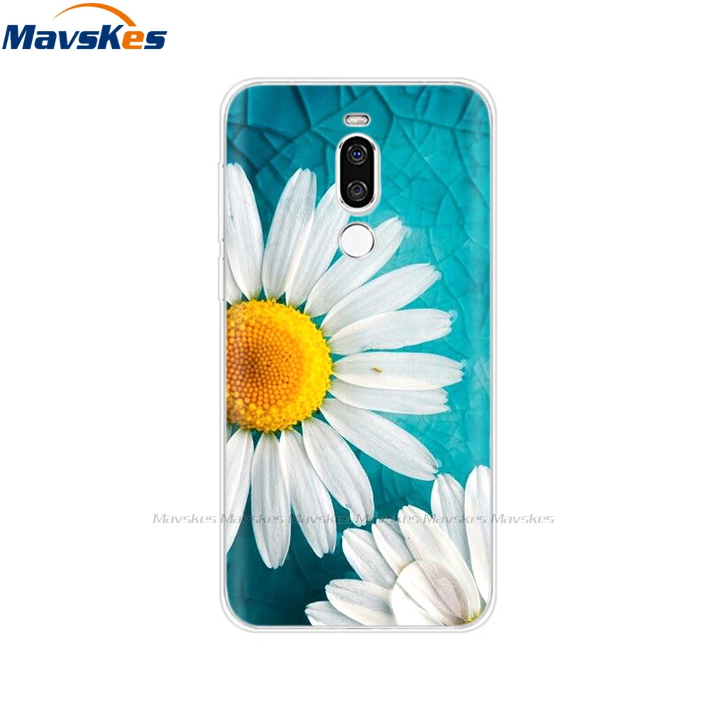 Cases For Meizu Back Cover For Meizu X8 X 8 Flowers Cat Patterned Phone Shell Cover Soft TPU Silicone Protective Cases Fundas Coque For Meizu X8 cases for meizu black Cases For Meizu