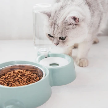 

Pet cat Automatic Feeder Dog Cat Drinking Bowl For Dog Water Drinking Cat Feeding Dispenser Pet Cat Dog