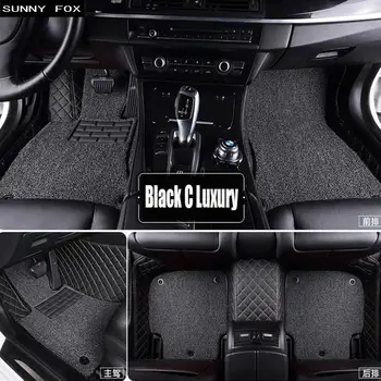 

SUNNY FOX Car floor mats for Land Rover Discovery sport 3/4 Range Rover Evoque 5D car-styling rugs carpet floor liners