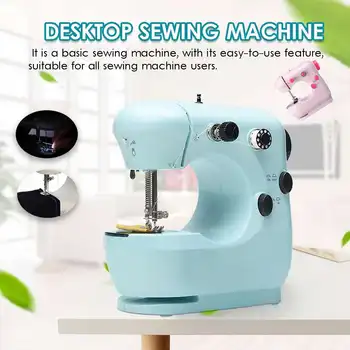 

Desktop Electric Sewing Machine 12 Stitches Household Tailor 2 Speed Foot Pedal