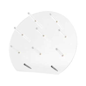 

Clear Acrylic Holder Wedding Party Reusable Onion Ring Stable Table Top Birthday Baby Shower Rack Wall Display Home Donut Stand