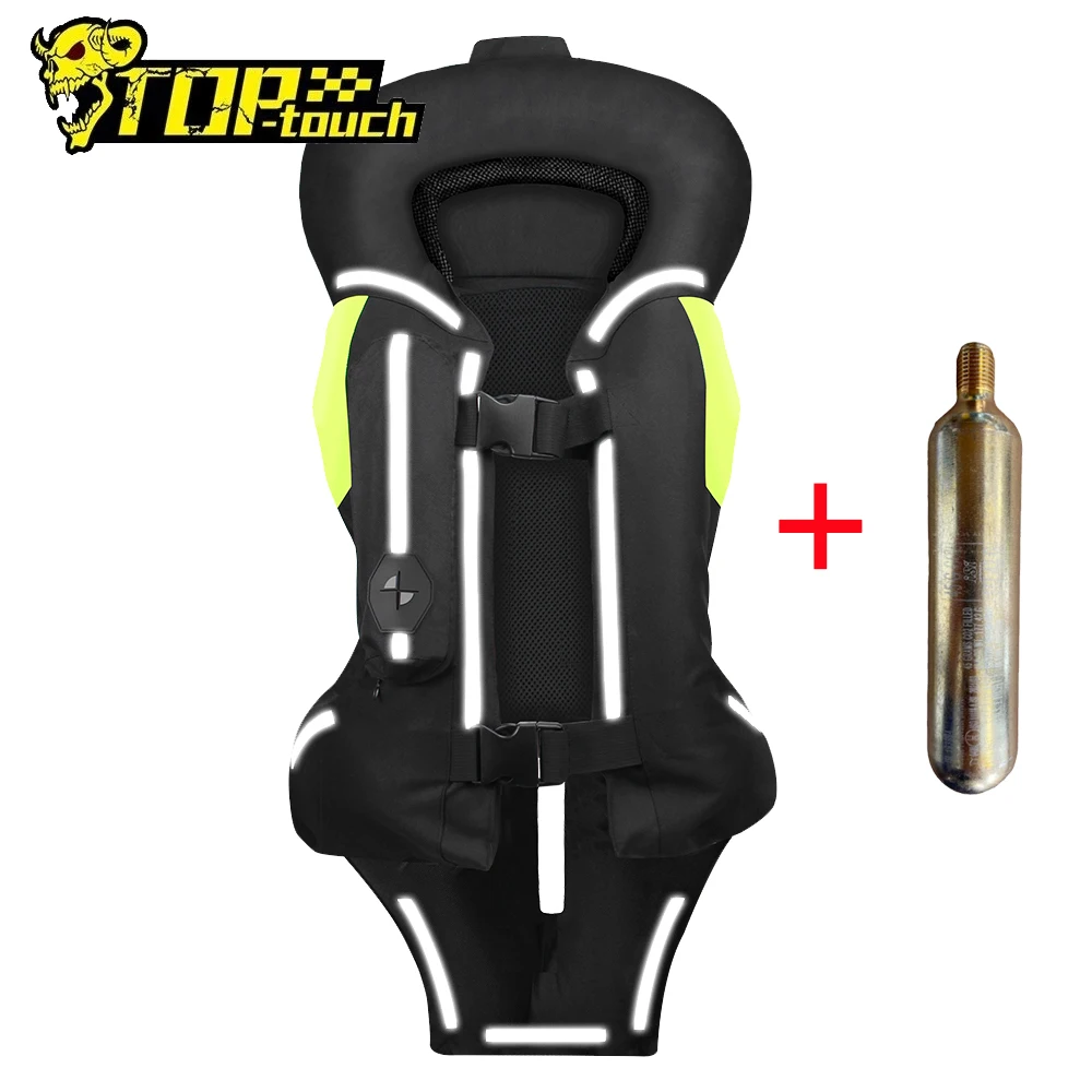 Reflective Jacket Vest Motorcycle Air bag Vest Airbag Riding Motocross