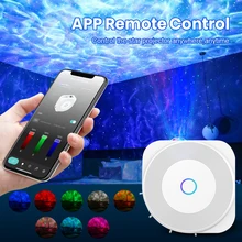 

WiFi Tuya Smart Projector Galaxy Laser Light Starry Sky Waving Night Light APP Wireless Control Alexa Google