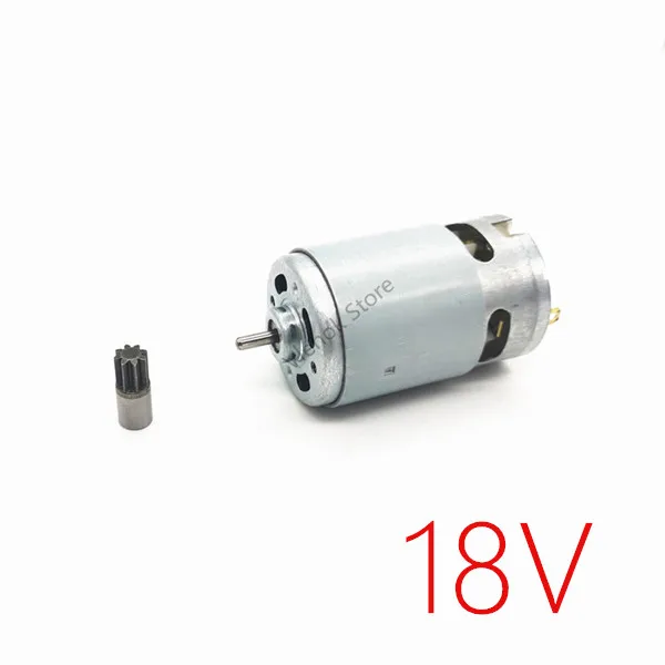8 зубов RS550 7,2 V 9,6 V 10,8 V 12V 14,4 V 16,8 V 18V 21V 24 V, алюминиевая крышка, 25В мотор для WORX-BOSCH DeWALT HITACHI MAKITA METABO Милуоки Hilti - Цвет: 1PCS