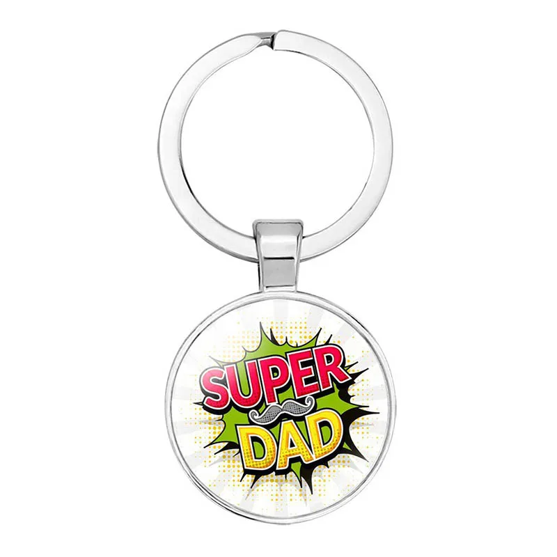 Брелок для ключей с надписью Super Papa|Брелоки| |