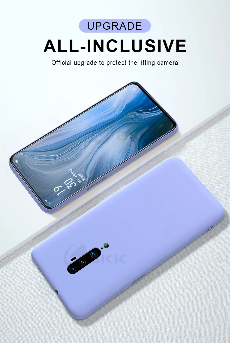 waterproof pouch for swimming Liquid silicone Lifting Camera Protective Case For OPPO Reno 2 10X Zoom Case Anti-drop Soft Cover For OPPO Reno 2 10X Zoom Coque cell phone dry bag