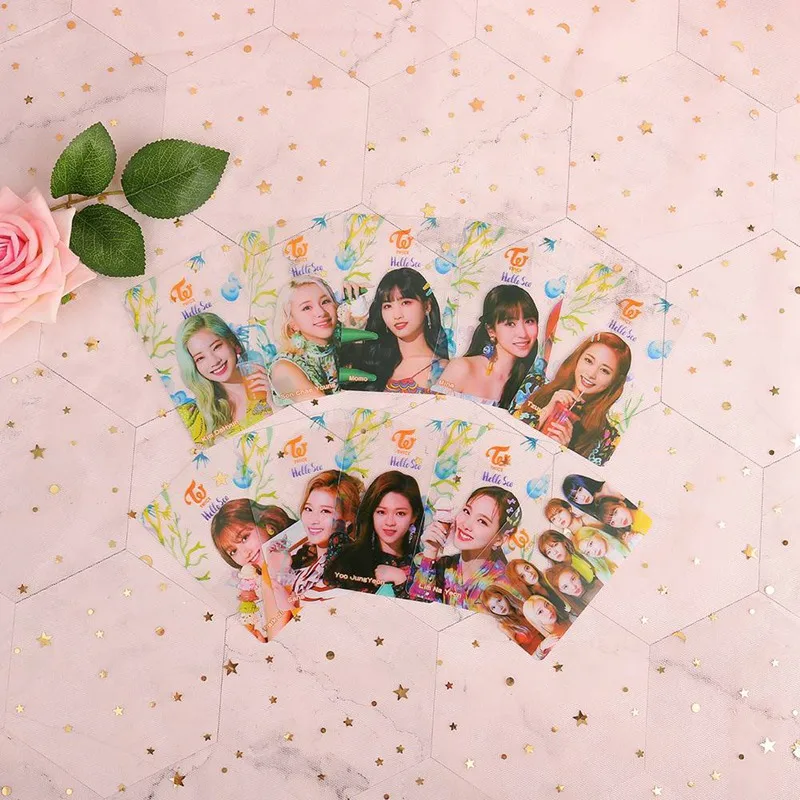 10 шт./компл. Blackpink TWICE KILL THIS LOVE Album прозрачная Фотокарта для фанатов подарок