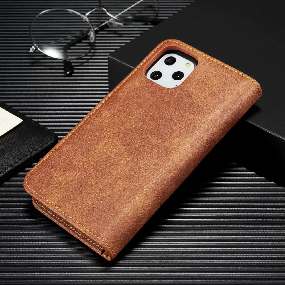 Роскошный чехол из искусственной кожи для iPhone 11 Pro Max 6 6S 7 8 Plus 5 SE X XS Max XR откидной Магнитный кошелек сумка для телефона 2 в 1 съемная ячейка чехол для телефона