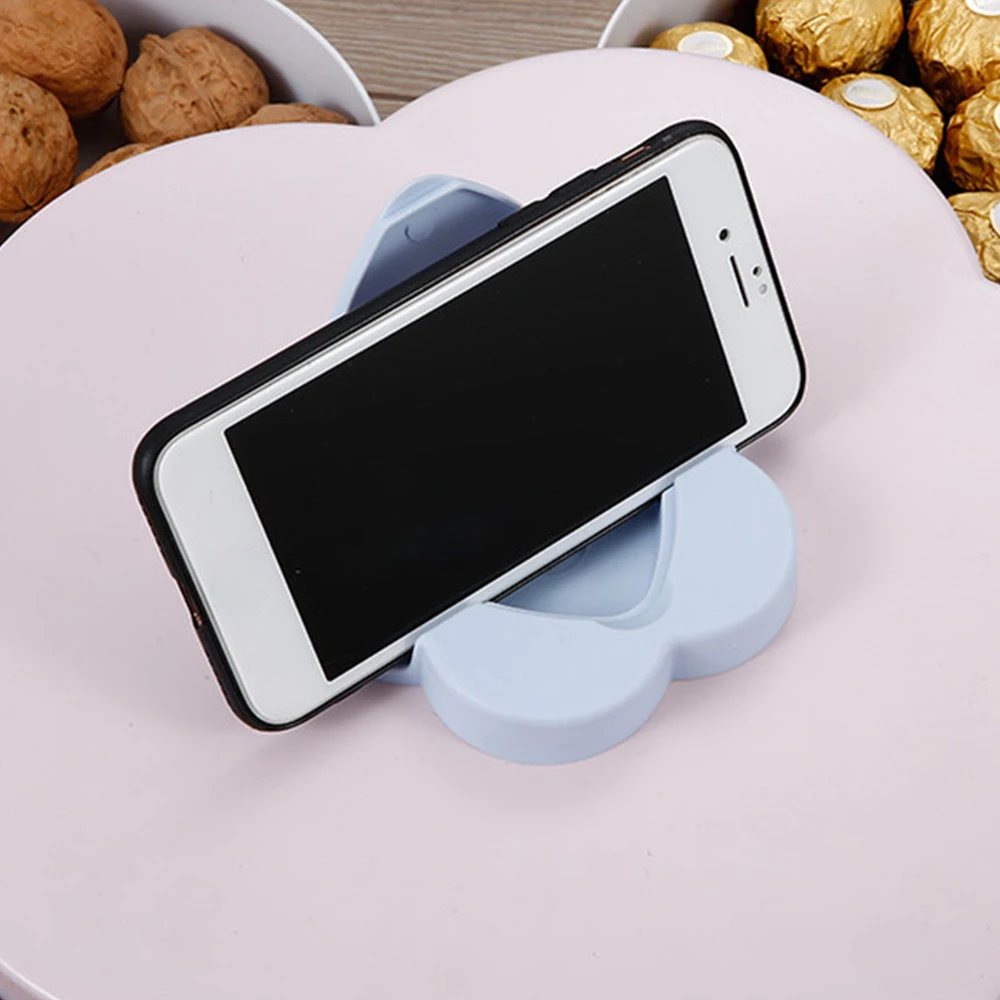 Креативная двухслойная коробка для хранения конфет вращающаяся тарелка фруктов