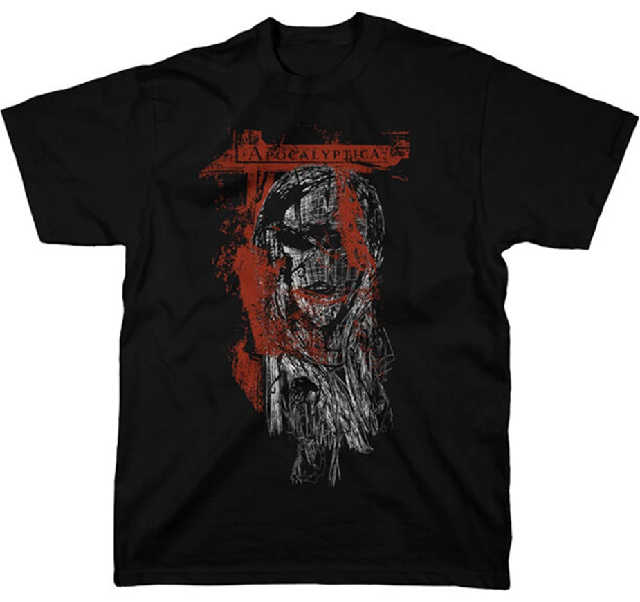 Футболка с надписью Apocalyptica-forcie-S-M-L-Xl-2Xl новая брендовая футболка одежда | Мужская