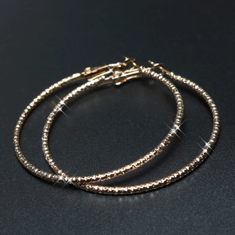 design 6-gold BLIJERY модные серьги-кольца из металла для женщин Винтаж Круг цвет золотой массивные серьги ювелирные изделия аксессуары - Окраска металла: design 6-gold