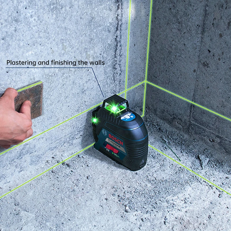 US $67.00 Bosch Laser Level Green 12 Line Marker Vertical And Horizontal Indoor Outdoor General Auxiliary Tools High Precision Gll3 60xg