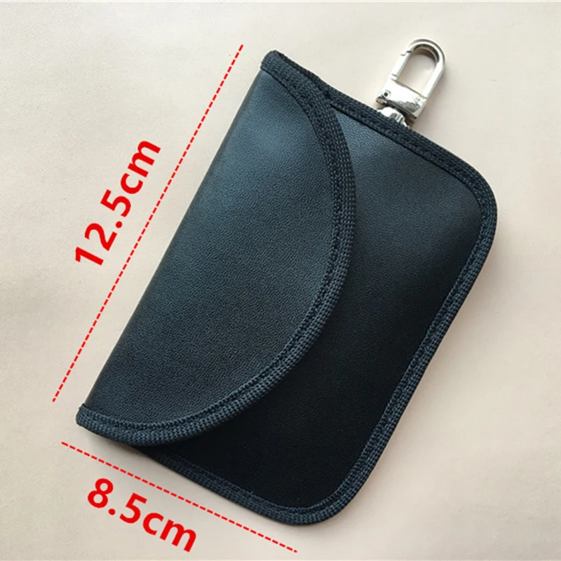 

Keyless Entry Car Key Fob Signal Blocker Guard Protector Bag Pouch RFID Black