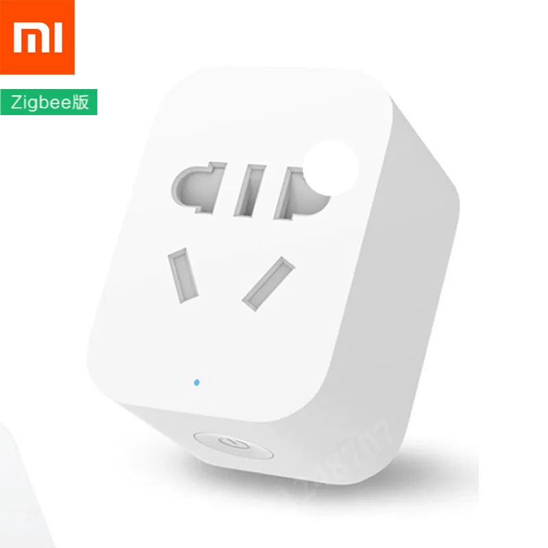Xiaomi mi jia ZigBee умная розетка WiFi приложение Беспроводное управление Переключатели Таймер штекер для Android IOS работа с mi home APP