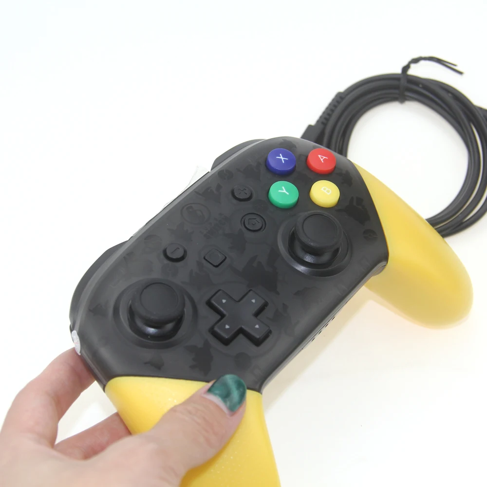 Беспроводной игровой джойстик Bluetooth для геймпад для Nintendo Switch консоль контроллер ПК паровой+ кабель для зарядки