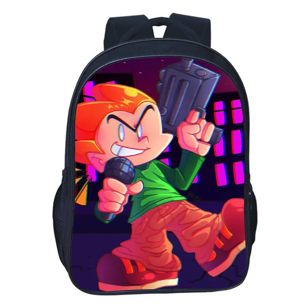 Friday Night Funkin School Bag Backpack Teens Storage Bag Travel Bags Children Rucksack 16 Inches Cartoons Bag Mochila