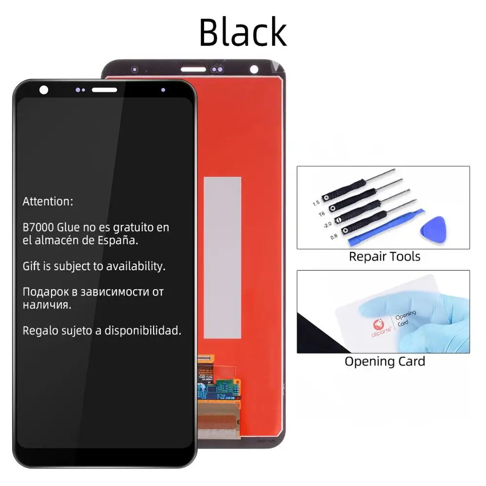 Blcak 6," дисплей для LG Q Stylo 4 lcd Stylo4 сенсорный экран для LG Q710 Q710MS ЖК-дисплей Замена экрана - Цвет: Blcak