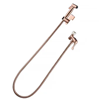 

Bathroom Toilet Handheld Bidet Sprayer Stainless Steel Diaper Cloth High Water Pressure Cleaning Sprayer with Hose