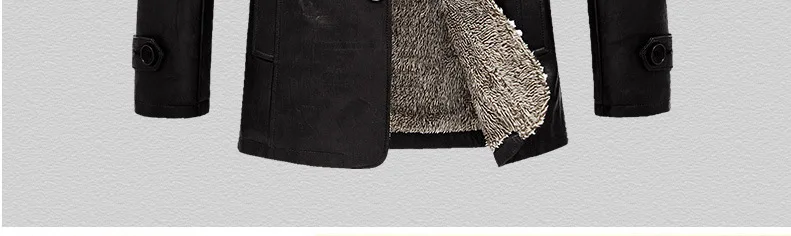 Winter New Style Men Korean-style Slim Fit Fashion-Leather Coat Warm Men's plus Velvet PU Leather Jacket Large Size Casual