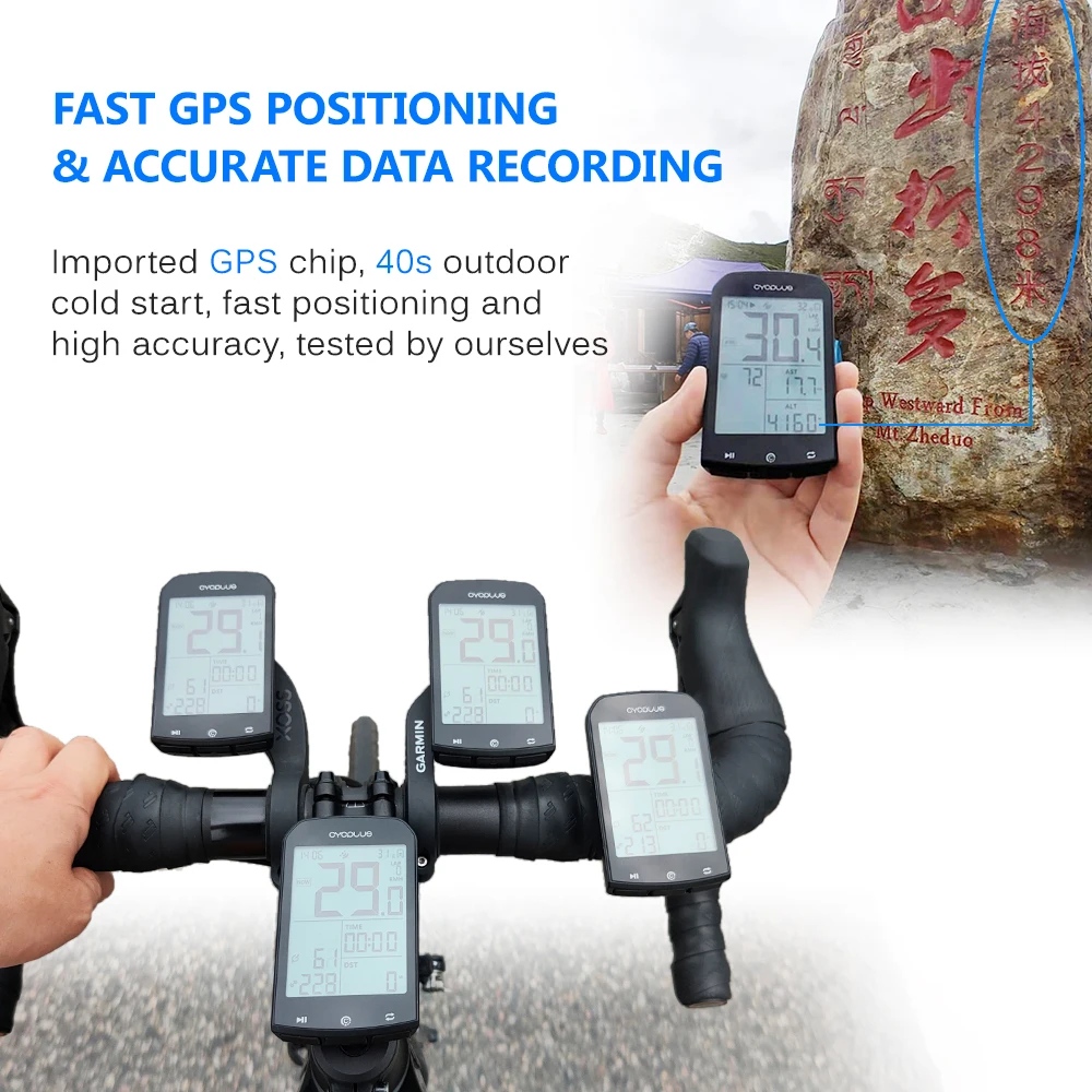 Умный gps велосипедный компьютер BT 4,0 ANT+ велосипед беспроводной компьютер цифровой спидометр подсветка IPX6 точный велосипед компьютер
