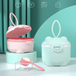 Caixa portátil para armazenamento de alimentos para bebê, bpa livre para dispensador de fórmula, essencial para cereais, leite infantil, lanches, recipientes