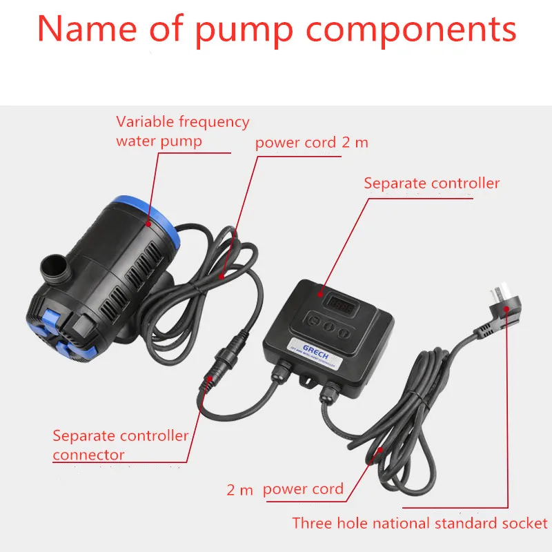 Водяные насосы для квариума CET AC 220 v-240 v насосы беззвучный энергосберегающий погружной насос горизонтальный и вертикальный общего использования
