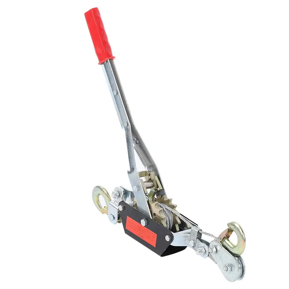 2/4ton Wire Rope Ratchet Hand Power Puller Ratcheting Tighten Tool