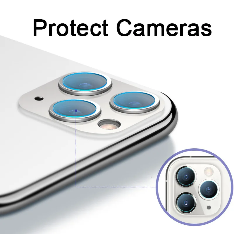 10 шт. Анти-Царапины объектив камеры защитное закаленное стекло для iPhone 11 Pro Max 9H бесшовная прозрачная полная защитная пленка