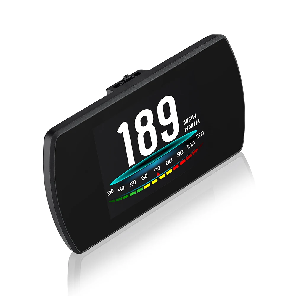 Hud gps OBD компьютерный автомобильный проектор скорости цифровой измеритель скорости экран дисплея расход топлива датчик температуры диагностический инструмент