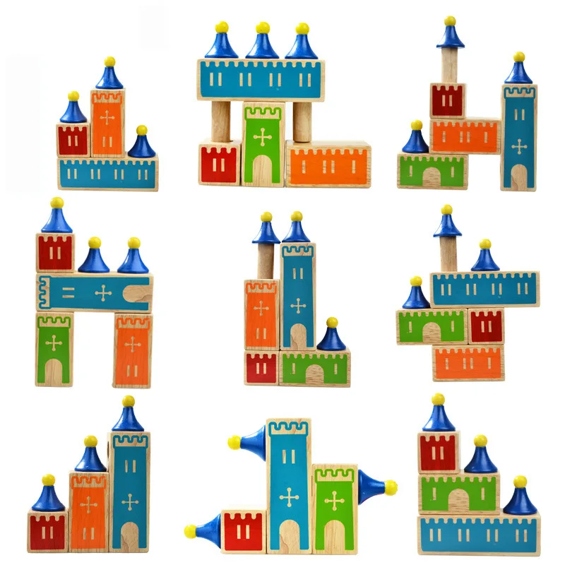 

Building Blocks Egg Desktop Castle Small Good 48 off Dream Intelligence Game Logic Thinking Mainland China Wooden Toys