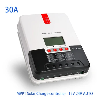 30A MPPT Solar charge Controller 12V 24V AUTO Back-light LCD Max 100V DC Input Energy Saving RS232 Port ML2430
30A MPPT Solar charge Controller 12V 24V AUTO Back-light LCD Max 100V DC Input Energy Saving RS232 Port ML2430