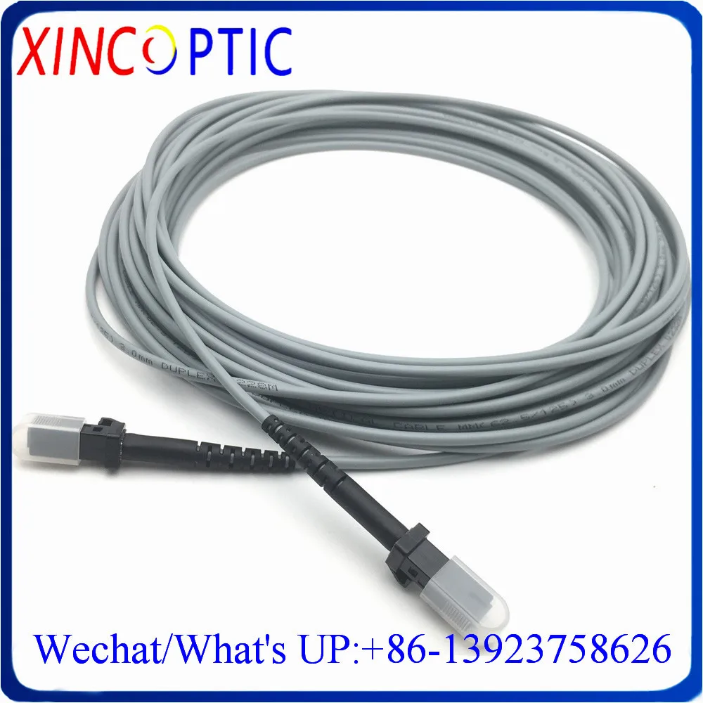 

10M MM OM1 3.0mm Duplex Twin Armored Fiber Cable,MTRJ to MTRJ DX Dual Fiber Optical Patch Cord Cable Connector