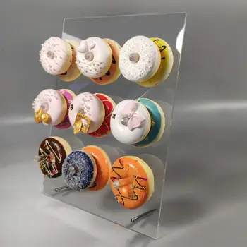 

Acrylic Donut Stand Bridal Shower Wedding Birthday Party Decoration Stand Hardware Feet
