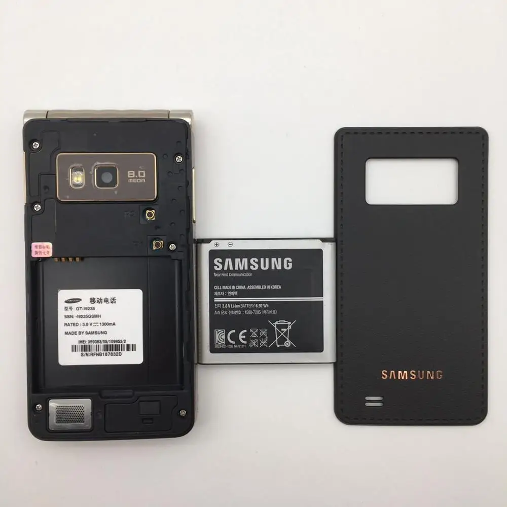 Original Samsung Galaxy I9235 Dual-core 3.7 Inches 1.5GB RAM 16GB ROM 8MP Camera Unlocked Flip Android mobile phone