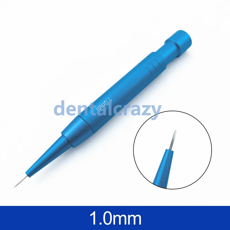 1set - 1.0mm Ручные имплантированные инструменты, инструменты для посадки волос, инструмент для трансплантации волос, ручка для посадки волосяных фолликул - Цвет: 1set - 1.0mm