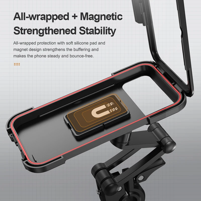 Gadgetoo Rock Universal Retractable Bike Phone Mount