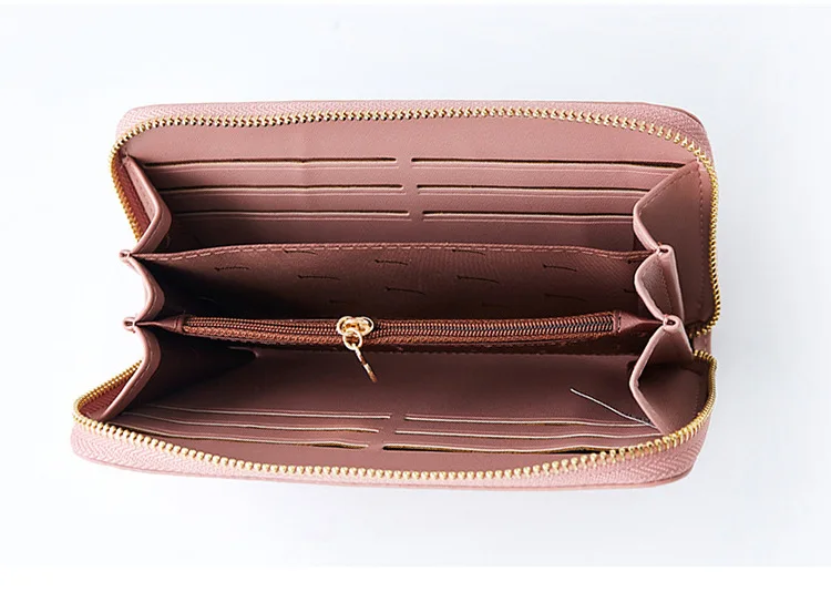 JIULIN бренд разработан женский длинный клатч бумажник большой емкости бумажники, Женский кошелек монета с изображением женщины кошельки