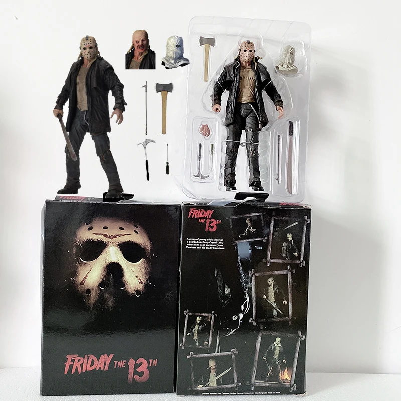 Экшн фигурка NECA пятница Фредди Крюгер 13 я часть 3D игра Джейсон вурхи Фигурки
